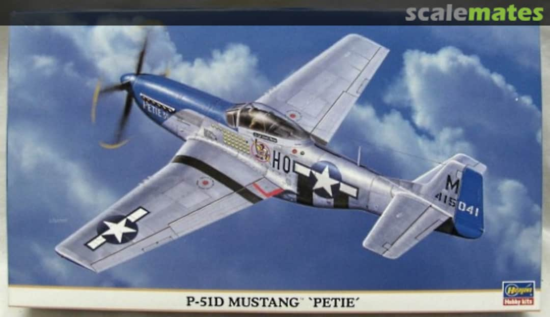 Boxart P-51D Mustang `Petie´ 09707 Hasegawa