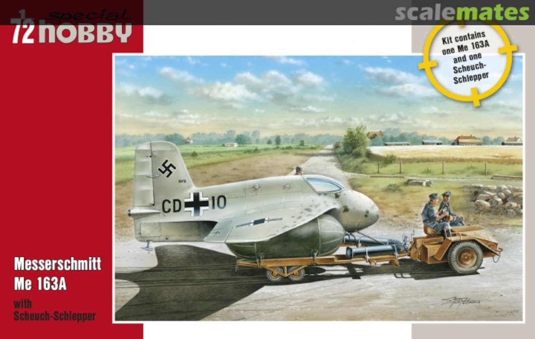 Boxart Messerschmitt Me 163A SH72183 Special Hobby