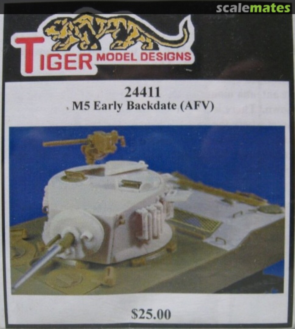 Boxart M5 Early Backdate (AFV) 24411 Tiger Model Designs