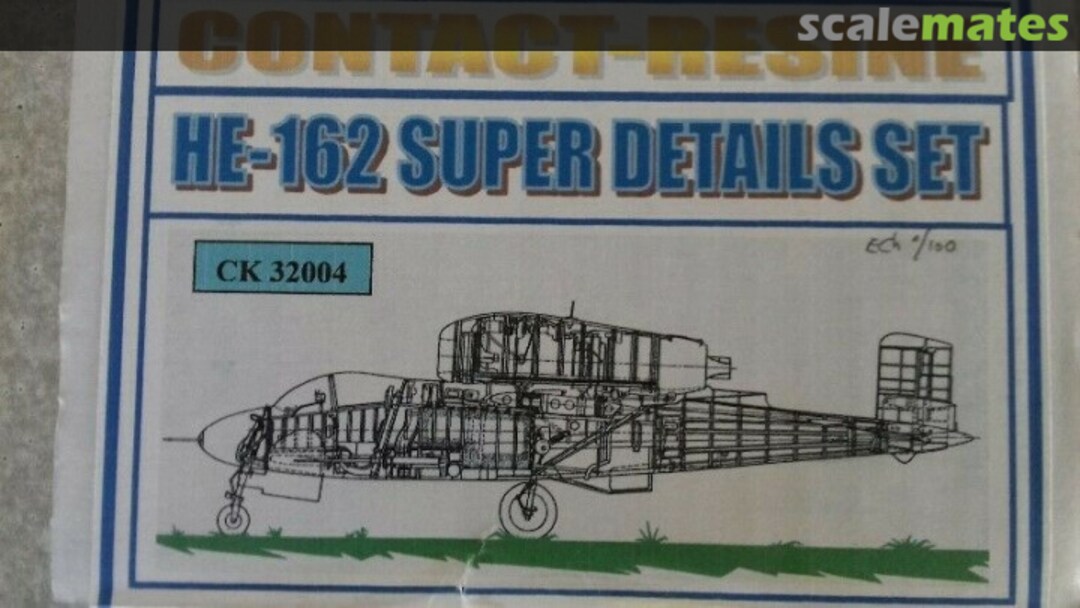 Boxart He-162 Super Details Set CK 32004 Contact-Resine