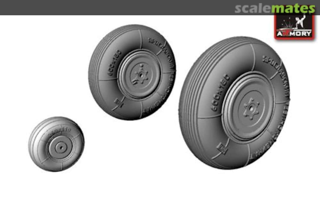 Boxart Yakovlev Yak-3 Wheels set AW72004 Armory