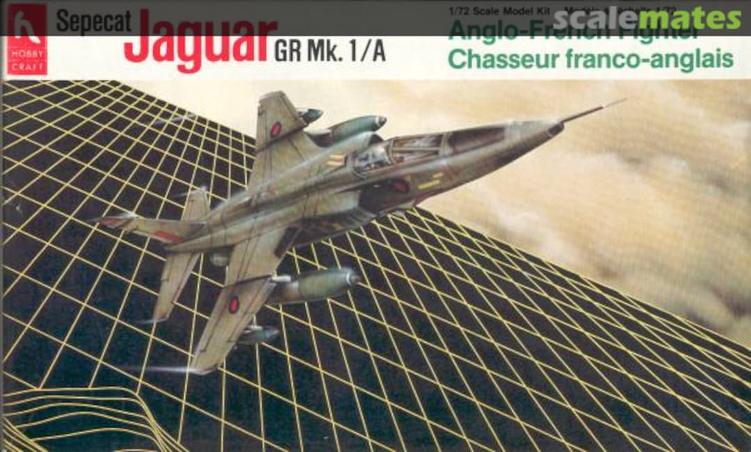 Boxart Sepecat Jaguar GR Mk.1/A HC1308 Hobbycraft