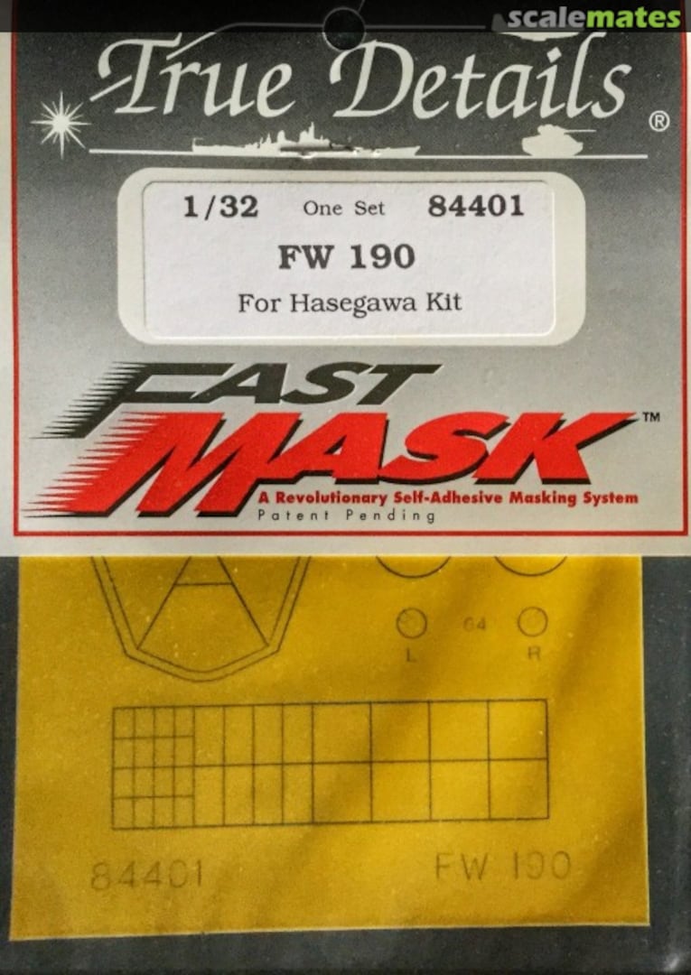 Boxart Fw-190A mask 84401 True Details