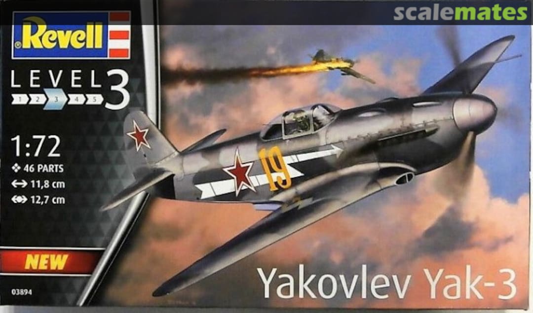 Boxart Yakovlev Yak-3 03894 Revell