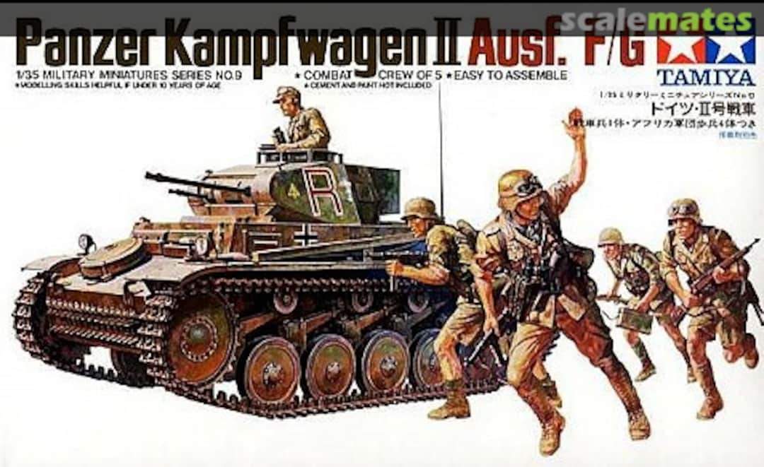 Boxart Panzerkampfwagen II Ausf. F/G 35009 Tamiya