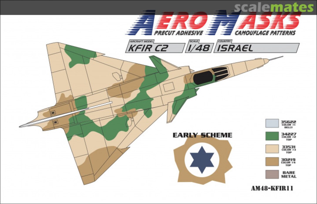 Boxart Kfir C2 Israel AM48-KFIR11 AeroMasks