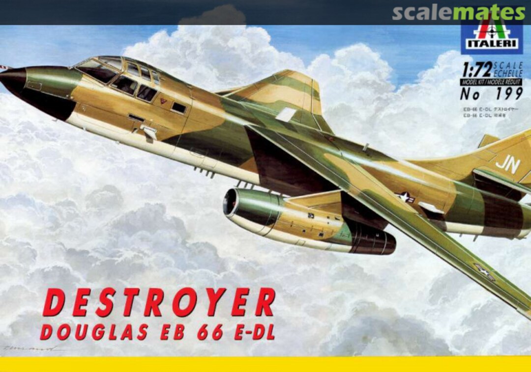 Boxart Destroyer Douglas EB-66 E-DL 199 Italeri