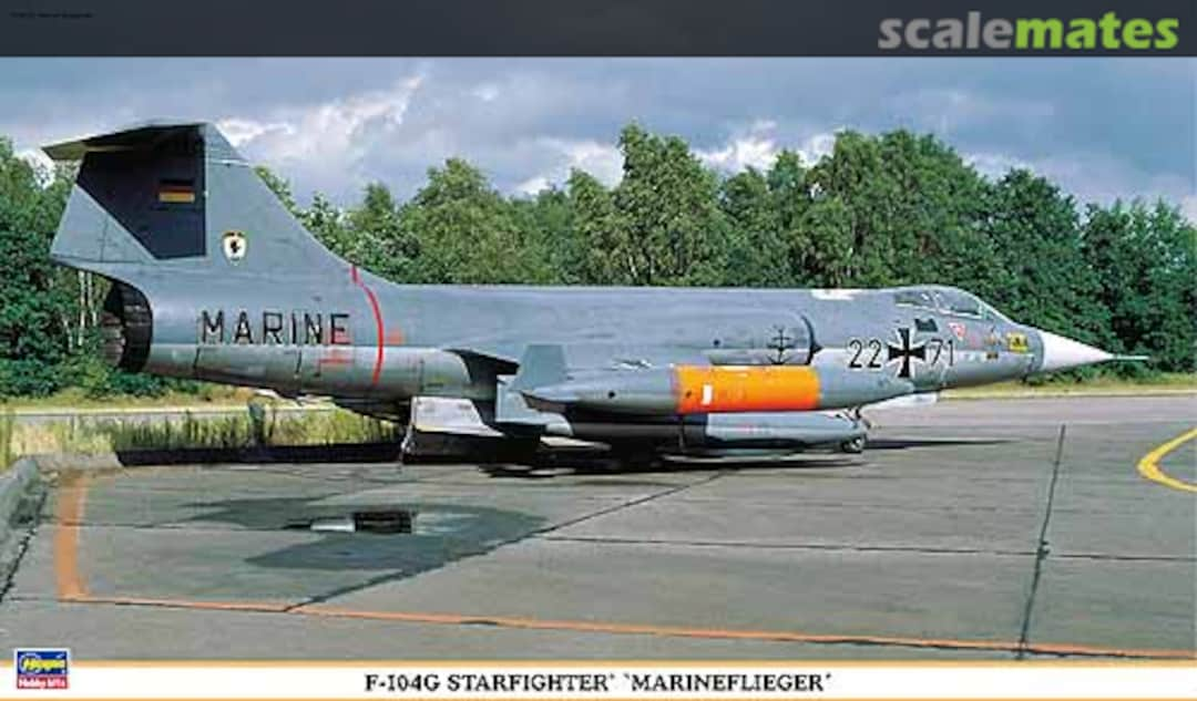 Boxart F-104G Starfighter `Marineflieger´ 09597 Hasegawa