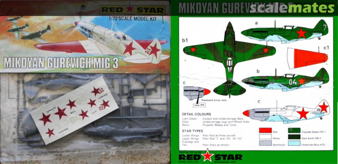 Boxart Mikoyan Gurevich MiG 3 RS101 Red Star