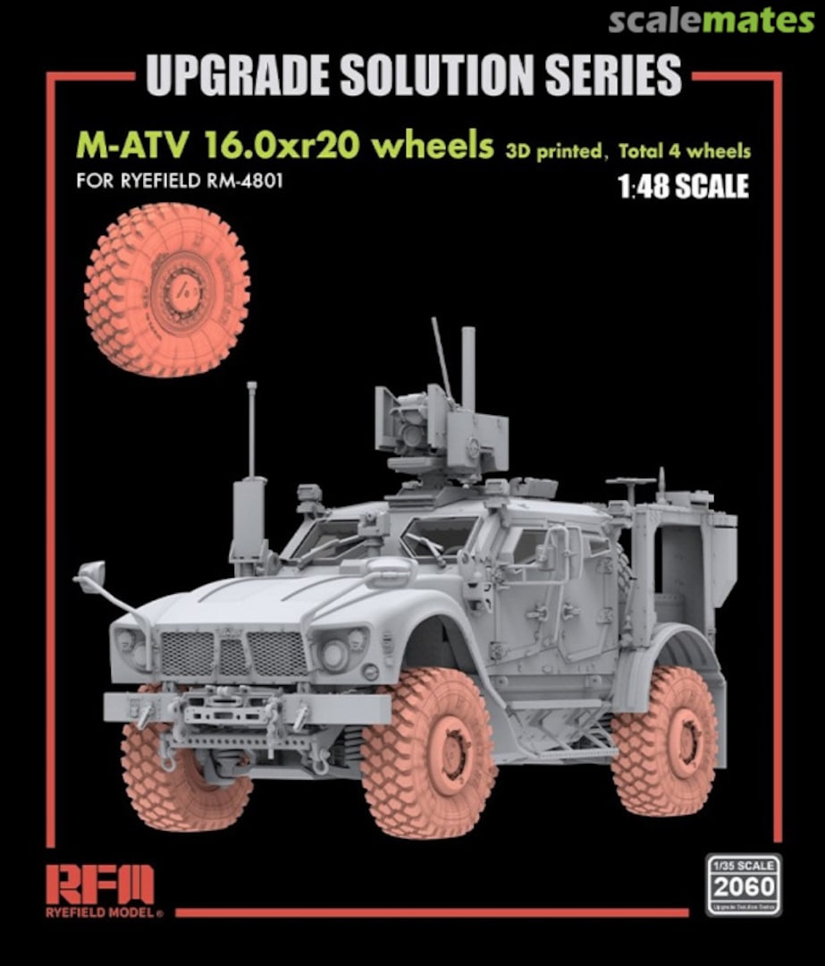 Boxart M-ATV 16.0xr20 wheels RM-2060 Rye Field Model