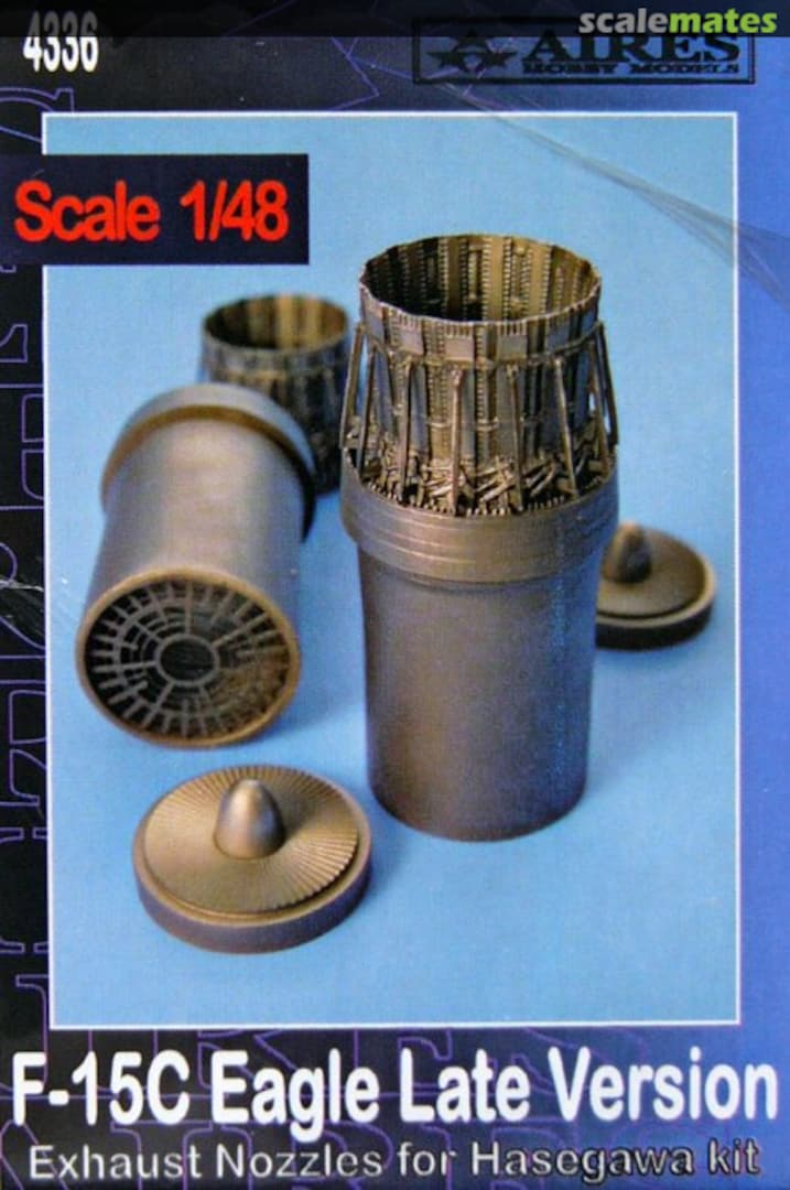 Boxart F-15C Eagle Exhaust Nozzles Late Version 4336 Aires