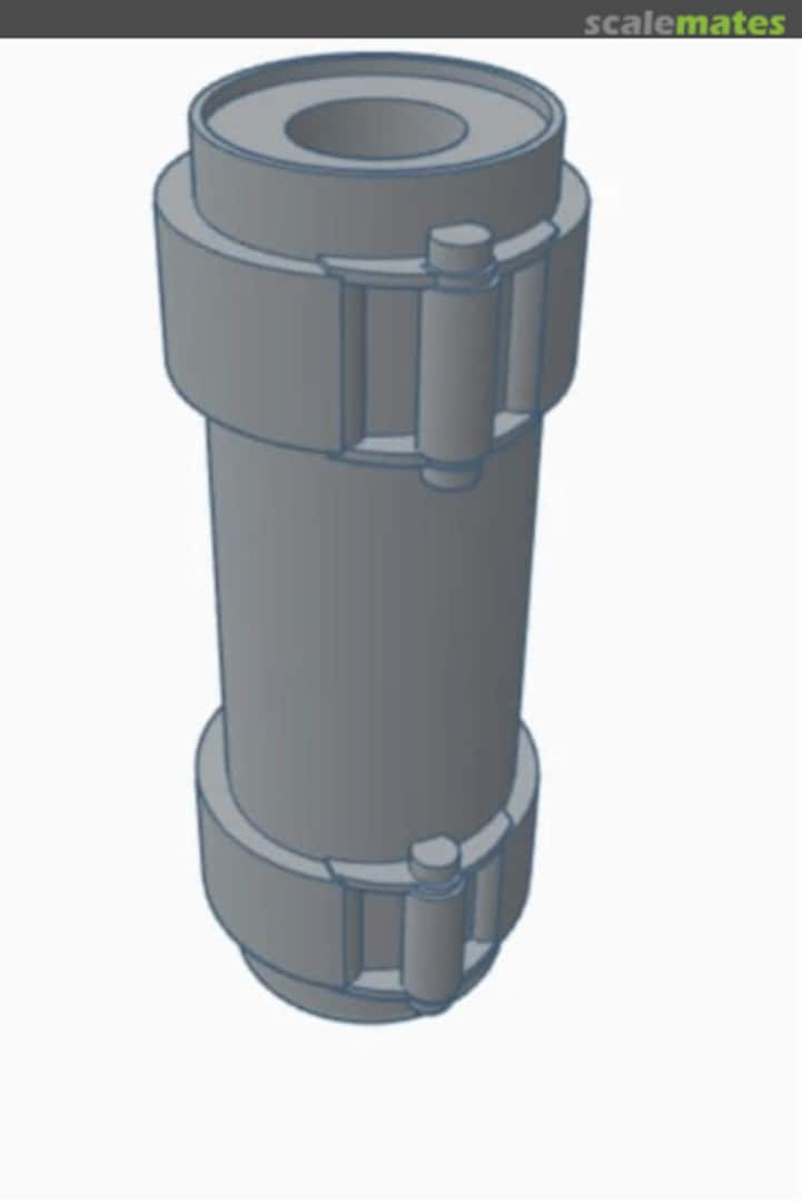 Boxart Fuel tank plumping attachments for T-54, T-55, T-62 35DS001 Armour Models (Slovakia)