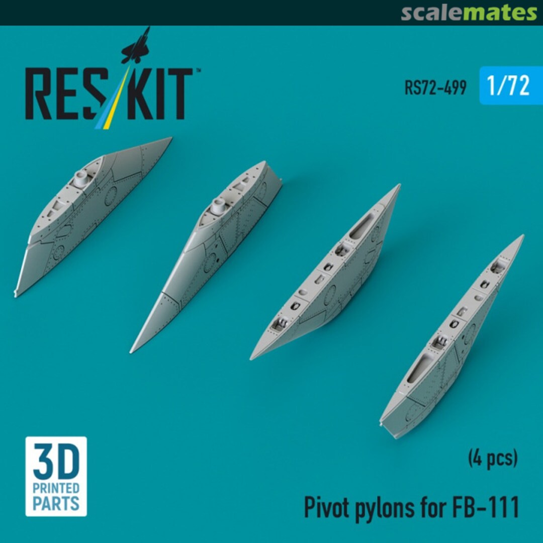 Boxart Pivot pylons for FB-111 (4 pcs) RS72-0499 ResKit