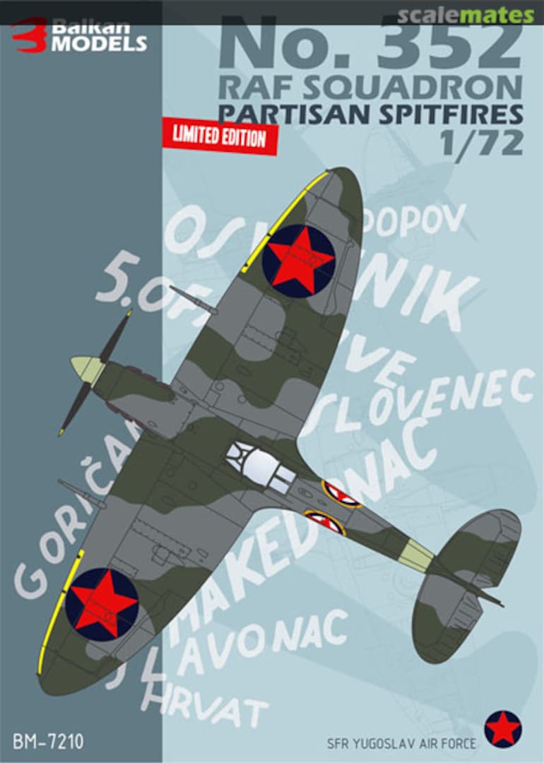 Boxart No.352 RAF Squadron BM-7210 Balkan Models