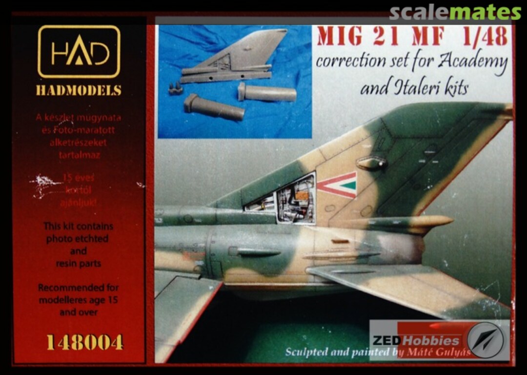 Boxart MIG 21 MF 148004 HADmodels 