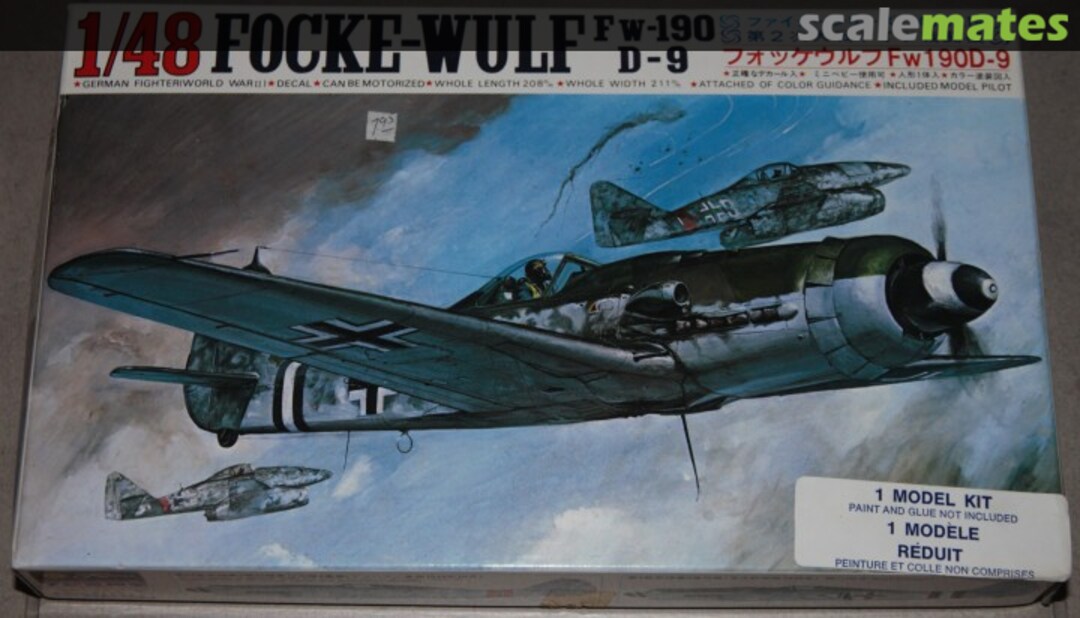 Boxart Focke-Wulf Fw-190 D-9 5A-14-600 Fujimi