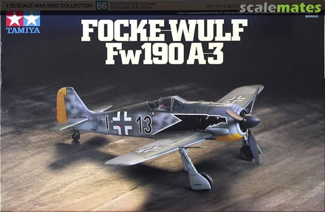 Boxart Focke-Wulf Fw190 A-3 60766 Tamiya