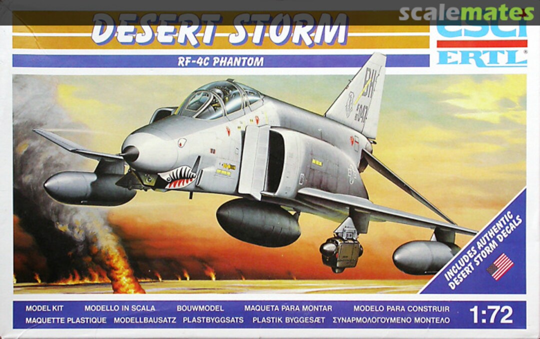 Boxart RF-4C Phantom 9121 ESCI/ERTL