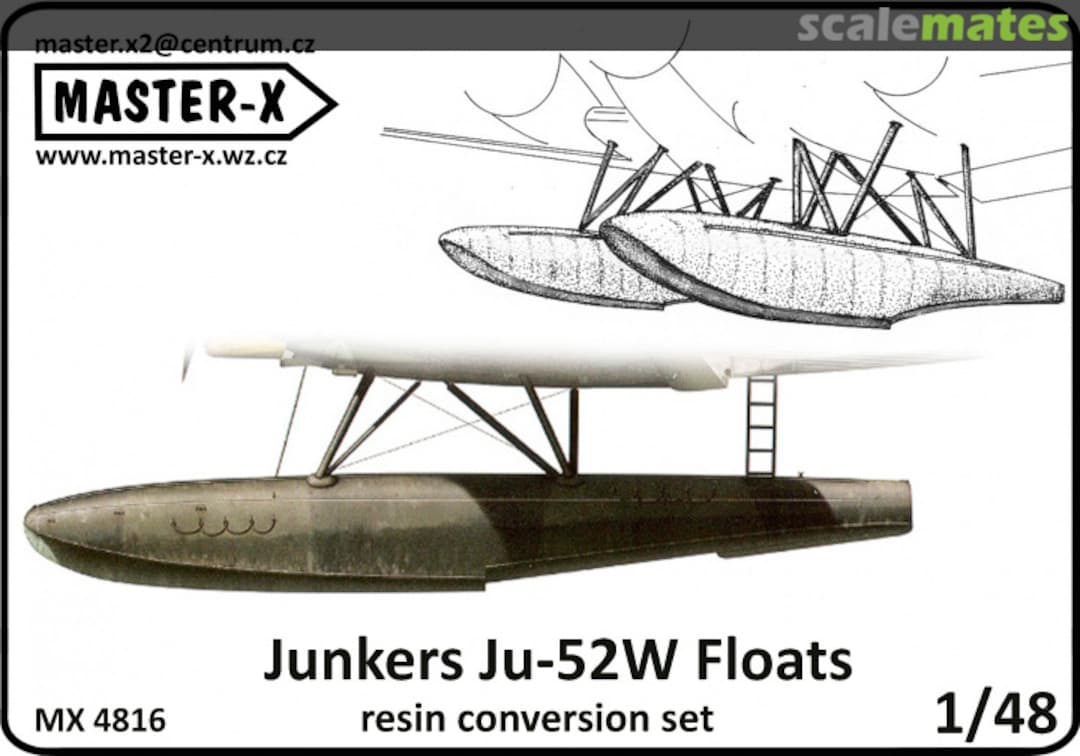 Boxart Junkers Ju 52 swimmer conversion MX 4816 Master-X