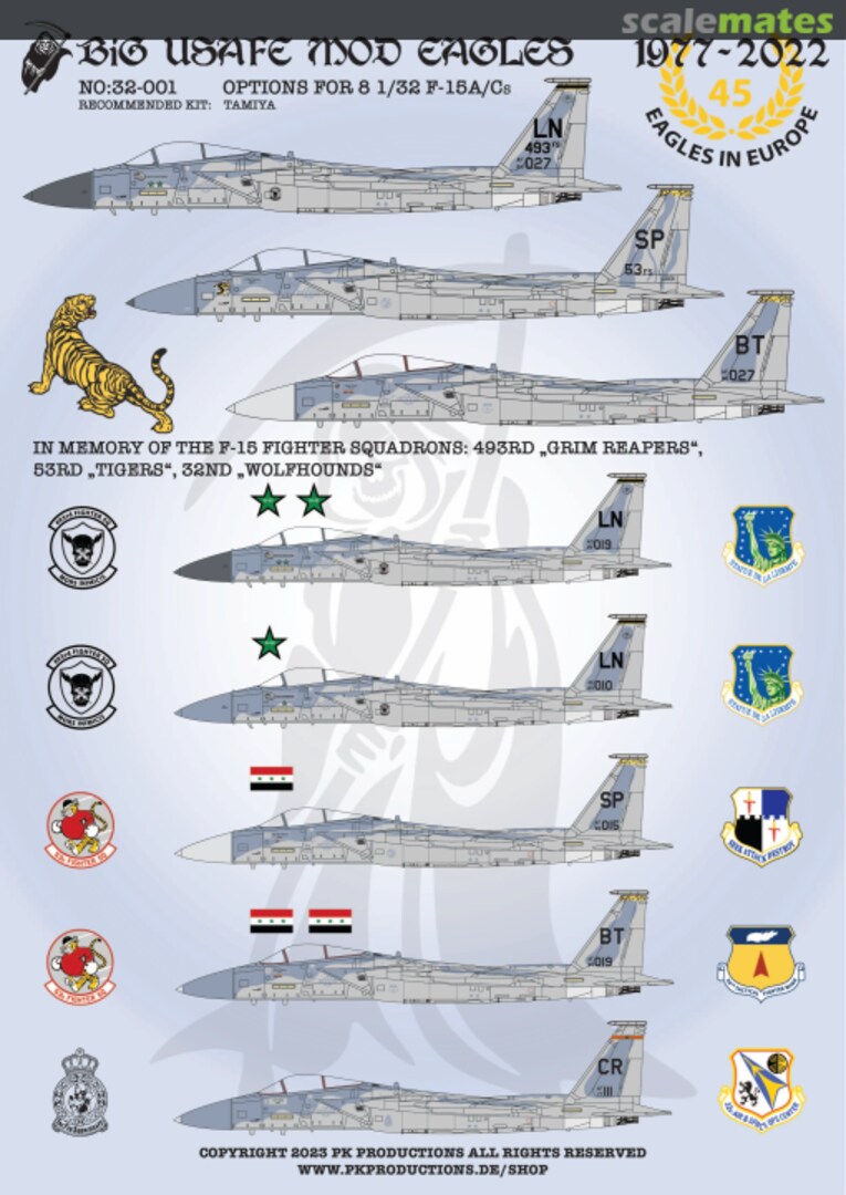 Boxart 32-001 BIG USAFE MOD Eagles 32-001 PK Productions