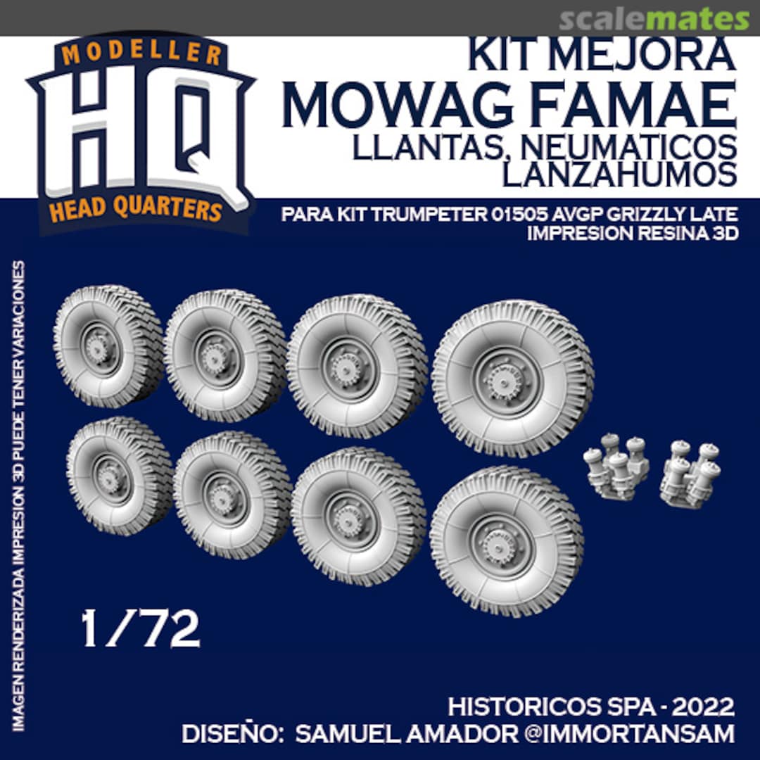 Boxart MOWAG FAMAE HQ72509 HQ - Modeller Head Quarters