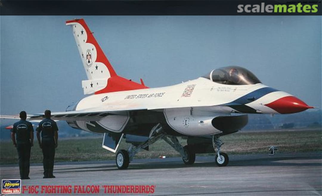 Boxart F-16C Fighting Falcon `Thunderbirds´ 08102 Hasegawa