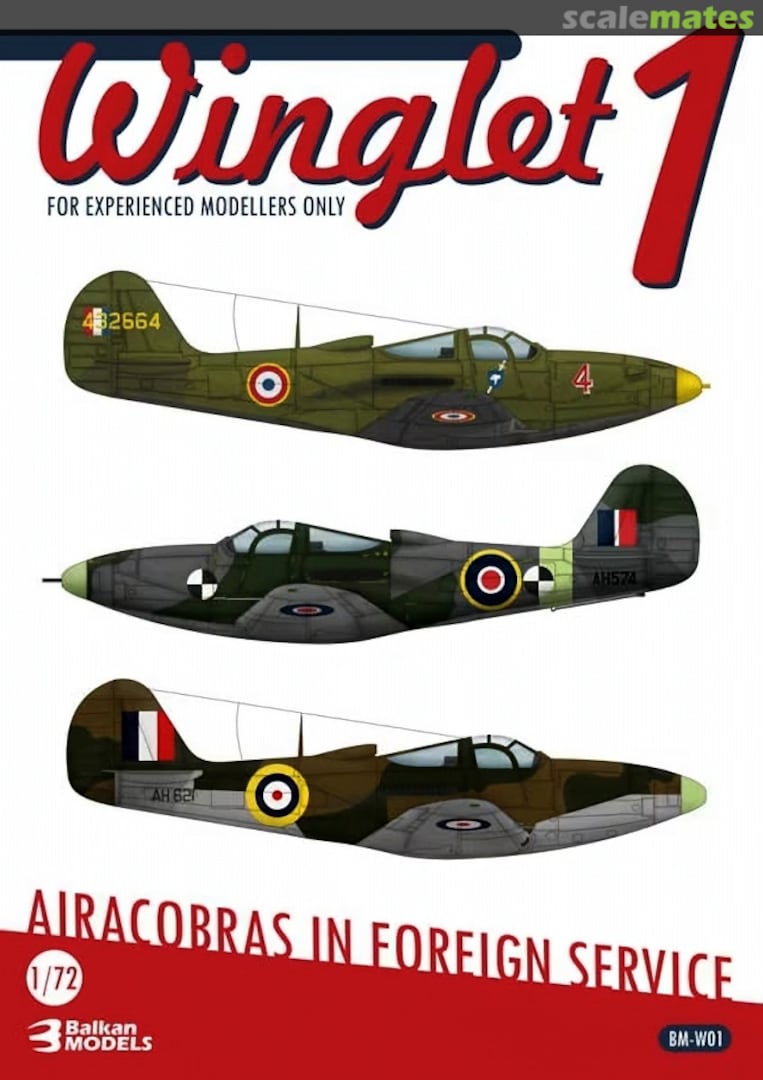 Boxart Airacobras in Foreign Service BM-W01 Balkan Models