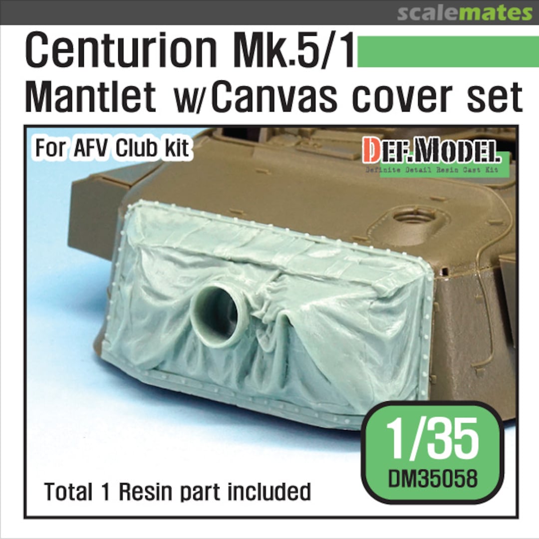 Boxart Centurion Mk.5/1 Mantlet w/Canvas cover set DM35058 Def.Model