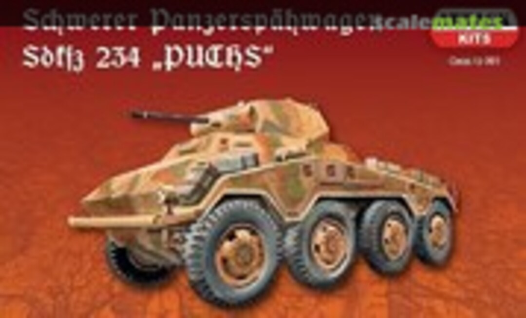 Sd.Kfz.234 'Puchs' (with metal barrel) (Attack Hobby Kits 72-001)