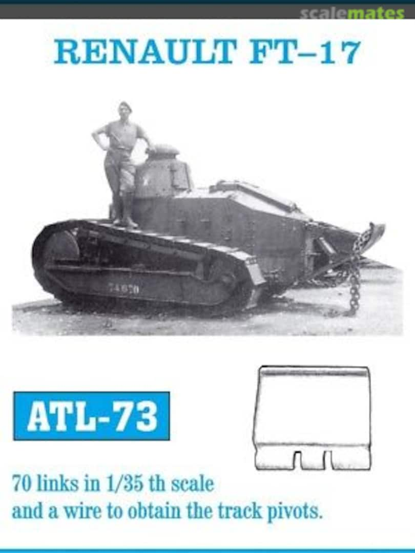 Boxart Renault FT-17 - Metal Tracks ATL-73 Friulmodel