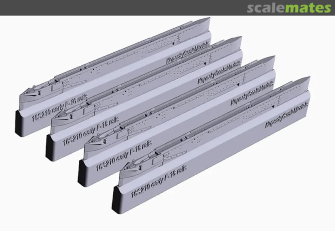 Boxart F-16 Early rails (16S210) 32031 Kopecky Scale Models