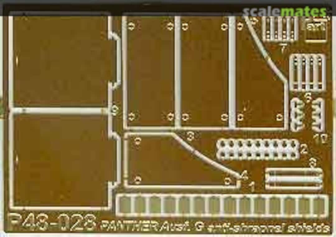 Boxart Panther G antishrapnel shields P48-028 Part