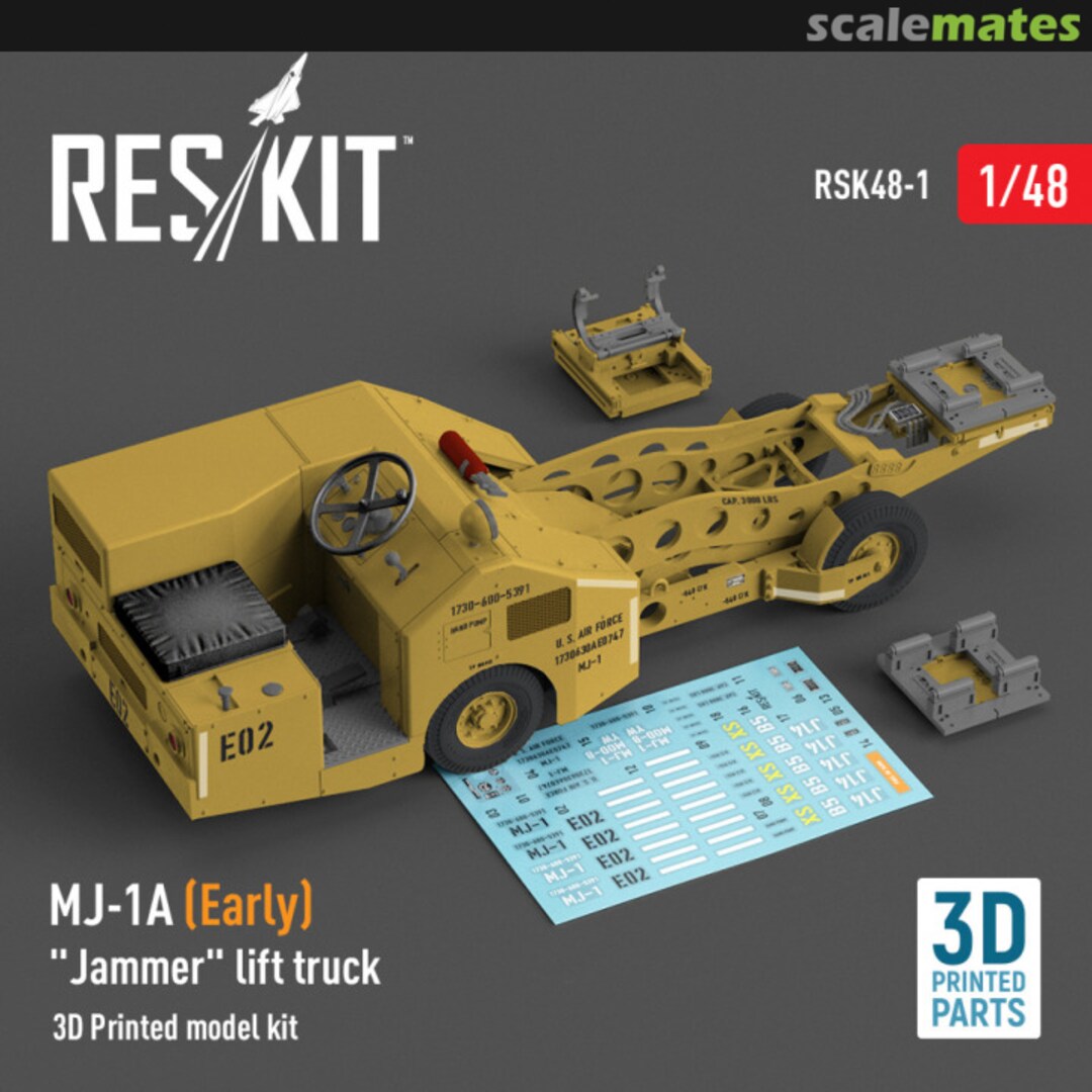 Boxart MJ-1A (Early) "Jammer" lift truck RSK48-0001 ResKit