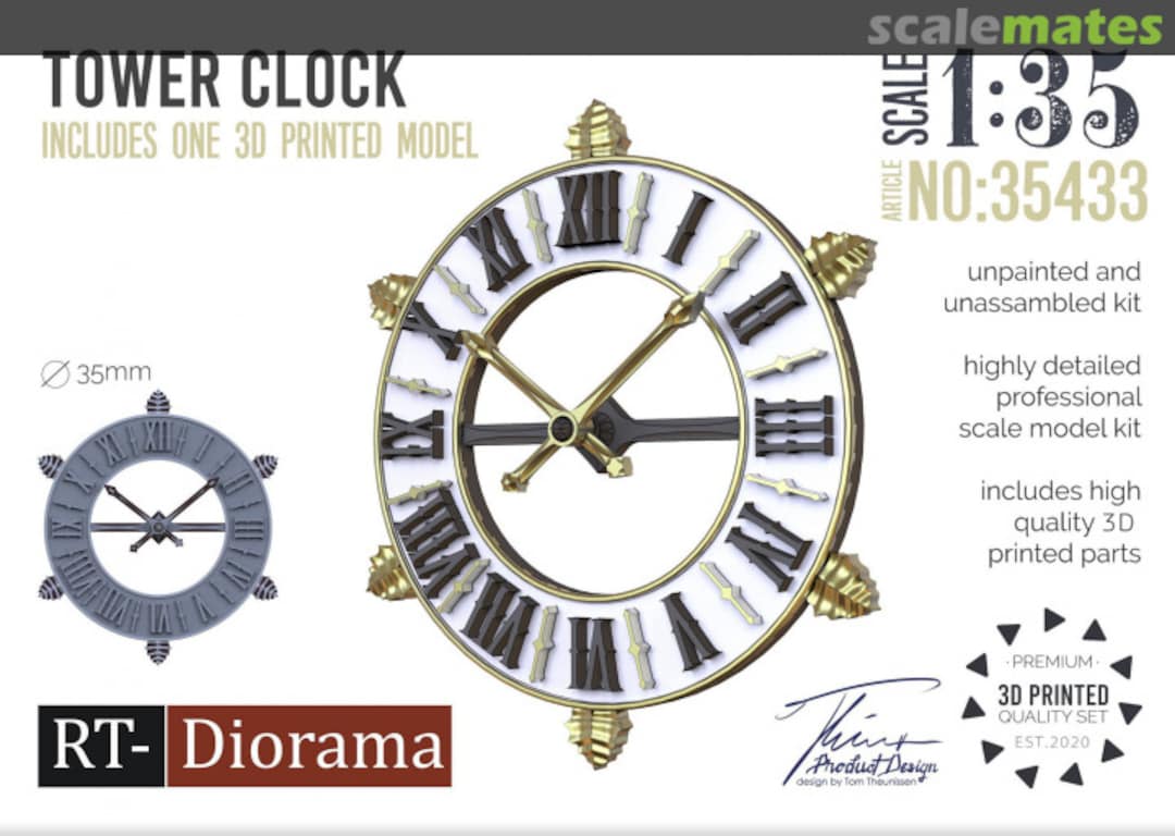 Boxart Tower clock 35433 RT-Diorama