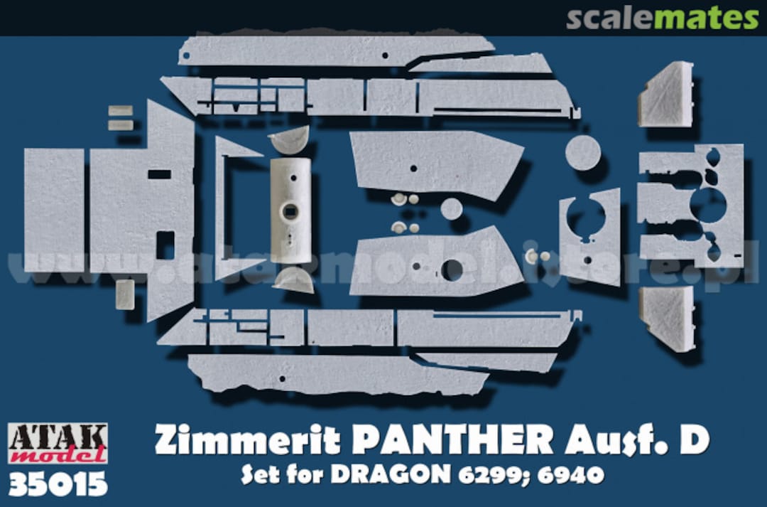 Boxart Panther A early, 1st Battaillon, 14th Pz. Reg ~Dragon~ 35015 Atak Model