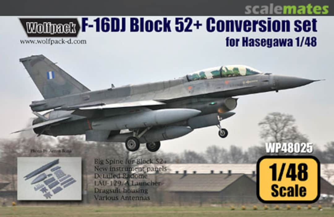 Boxart F-16DJ Block 52+ Conversion set WP48025 Wolfpack