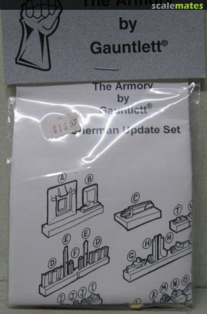 Boxart Sherman Detail Set AG103 The Armory by Gauntlett