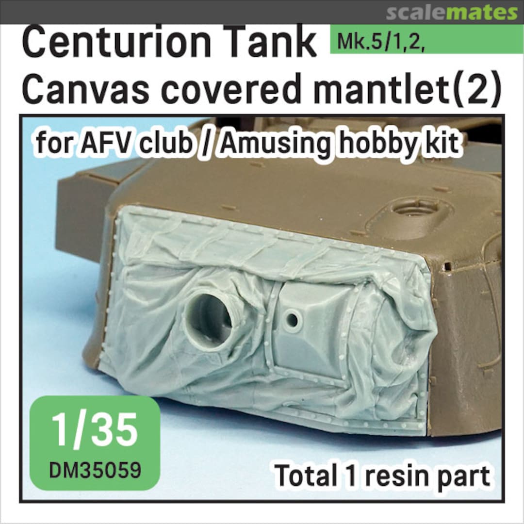 Boxart Centurion IDF Mk.5/1,2, Canvas covered mantlet (2) DM35059 Def.Model