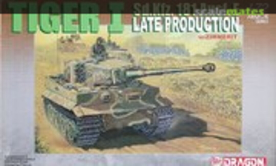 1:72 Tiger I late production w/Zimmerit (Dragon 7203)