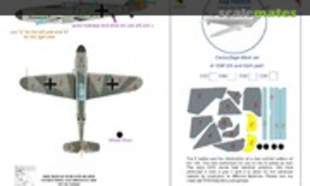 1:48 Messerschmitt Bf-109F-2/4 &amp; G2/4 (TopNotch TNM48-M21)