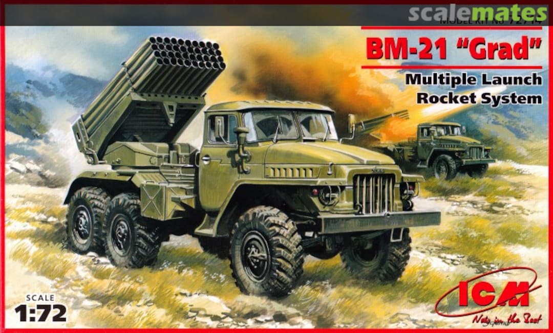 Boxart BM-21 "Grad" 72714 ICM