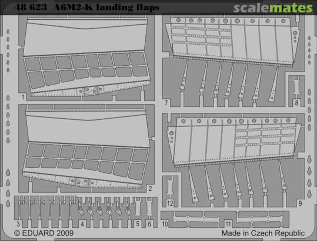 Boxart A6M2-K landing flaps 48623 Eduard