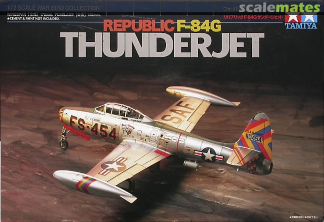 Boxart F-84G Thunderjet 60745 Tamiya