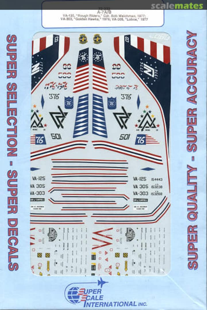 Boxart A-7A/B 72-332 SuperScale International