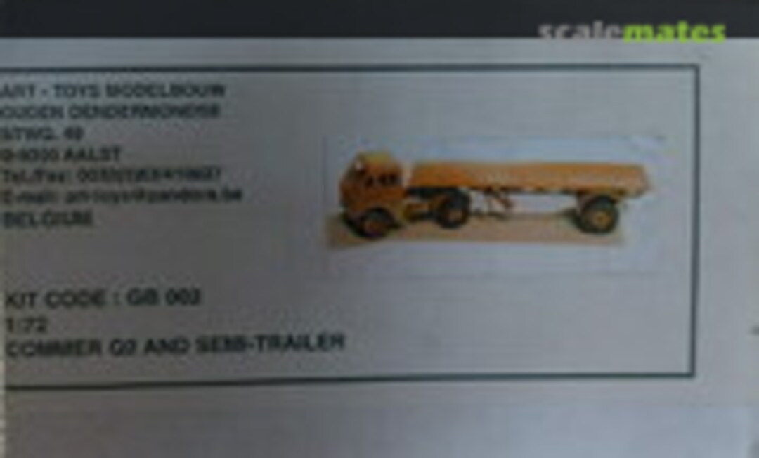 Commer Q2 and Semi-Trailer (Art-Toys GB 002)