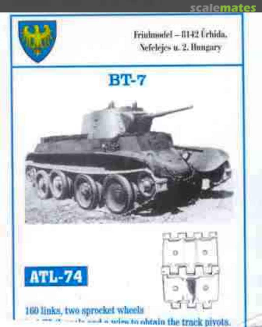 Boxart BT-7 tracks ATL-74 Friulmodel