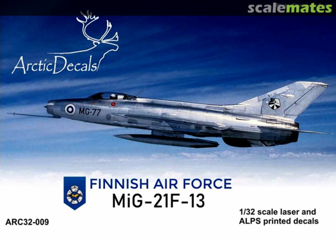 Boxart MiG-21F-13 ARC32-009 Arctic Decals