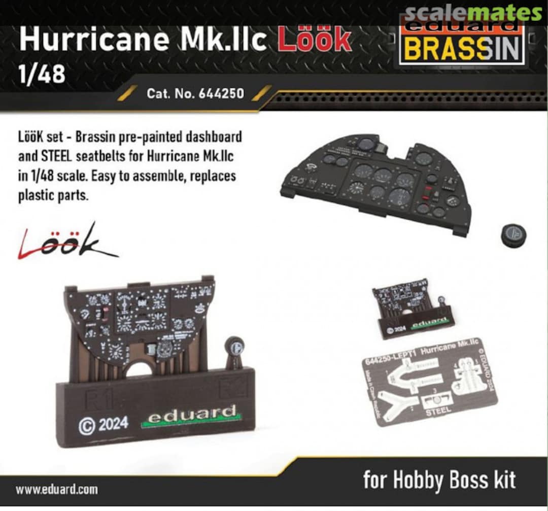 Boxart Hurricane Mk.IIc LooK HOBBY BOSS 644250 Eduard