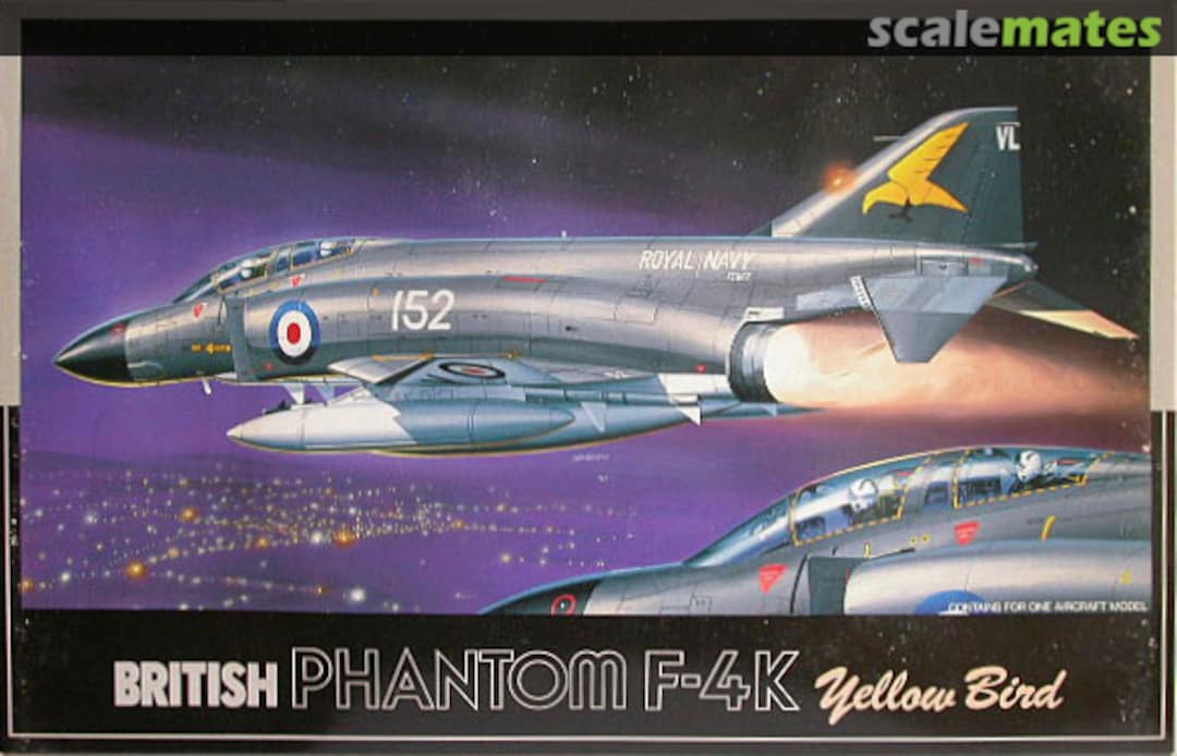 Boxart British Phantom F-4K Yellow Bird 7A-H8 Fujimi