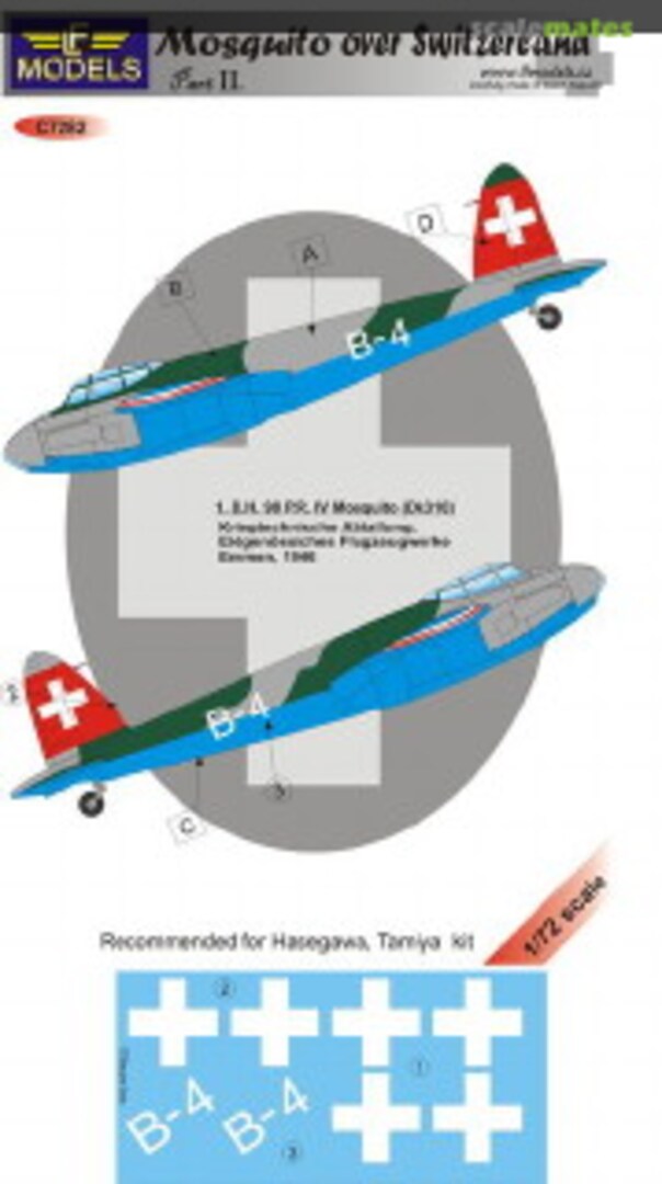 Boxart Mosquito over Switzerland C7282 LF Models